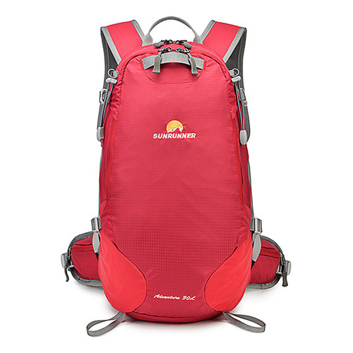 Mochila Sunrunner Sportlite Mochilero Cobertor Desmontable Color Rojo