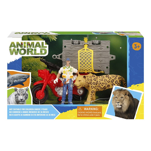 Playset Animal World Con Leopardo Ck