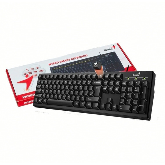 Teclado Inteligente Genius Alambrico Usb Español Letra Ñ Sma