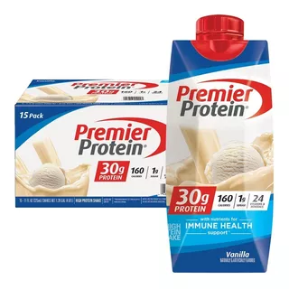 Premier Protein Malteada Alto Proteínas Vainilla 15pk 325ml