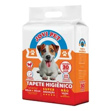 Tapete Higiênico Neutro 30un 50x60cm P/cachorro - Jovipet Branco