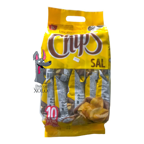 Papas Fritas Y Saladas Chips 10pz De 42g C/u