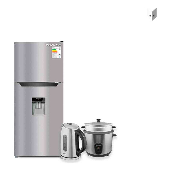 Wolff - Refrigeradora No Frost 248l+olla Arrocera+hervidor