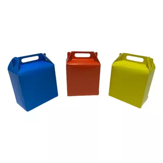 Mini Cajita Feliz -maletín-10x6x10- Colores (pack X 25 Ud) 