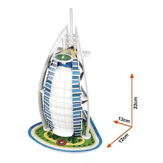 Miniatura - Burj Al Arab - Puzzle 3d