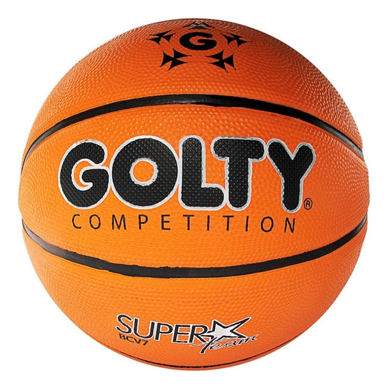 Balon Baloncesto Competencia Golty Super Team Caucho No 7