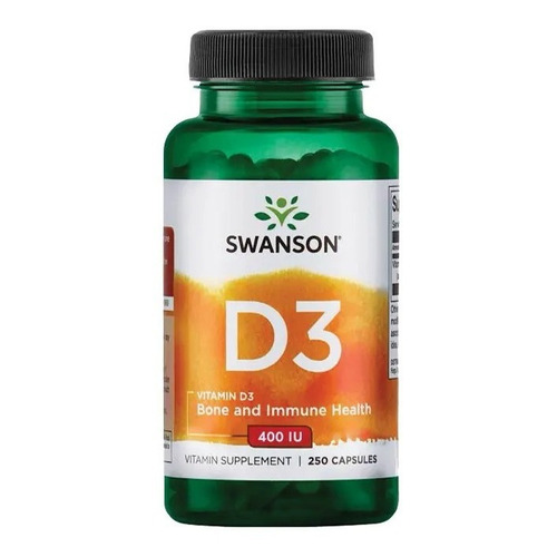 Swanson Vitamin D3 400 Iu (10 mcg) 250 Caps
