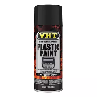 Vht Plastic Paint Matte Black-restaurador De Plasticos Mate