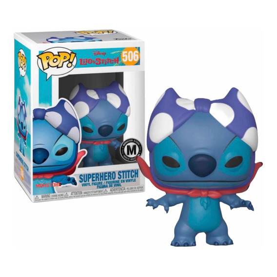 Figura de acción  Superhero Stitch Lilo & Stitch de Funko Pop