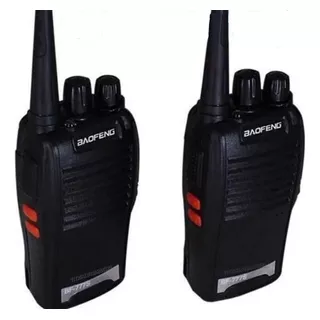 Kit 2 Radio Comunicador Dual Band 16 Ch 12km Baofeng 777s Ht Bandas De Freqüência 400.00- 470.00mhz Cor Preto