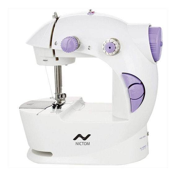 Maquina De Coser Electrica Portatil Mini Puntadas Pedal Pila