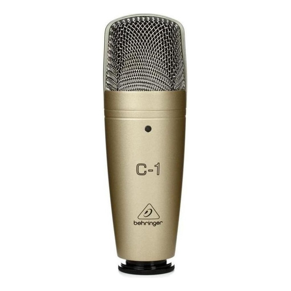 Micrófono Behringer C-1 Condensador Cardioide color dorado