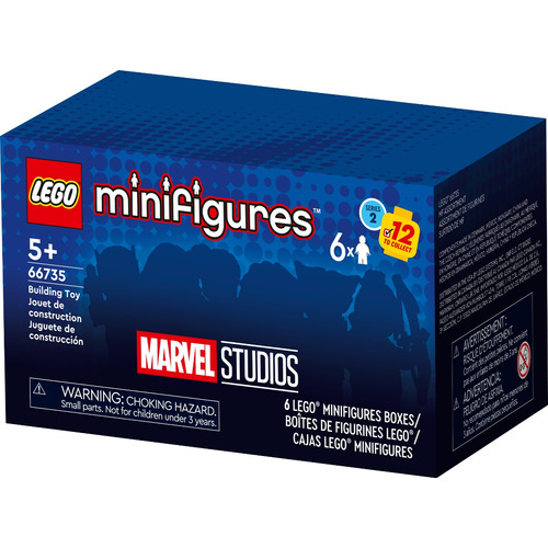 Set Lego Minifigures 66735 Marvel: Serie 2 Paquete De 6 63pz