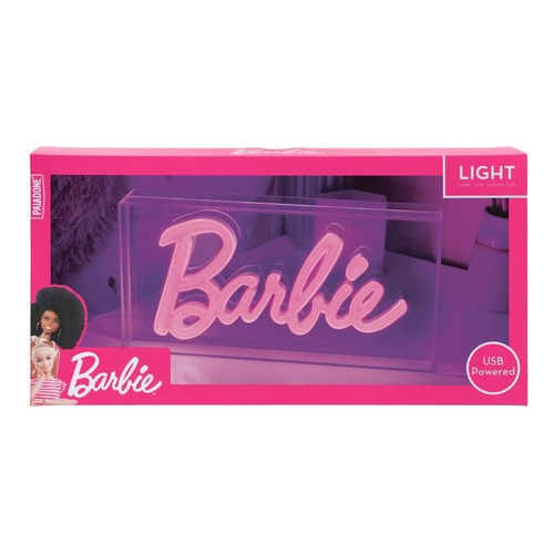 Lampara Decorativa De Escritorio Logo Barbie original Color de la estructura Transparente Color de la pantalla Transparente