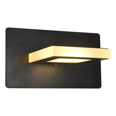 Aplique Plafon Led 1 Luz 5w Negro Deco Moderno Baño Mks