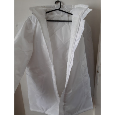 Campera Truker Abrigo Blanca Frigorifico