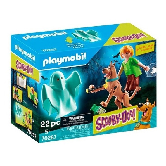 Playmobil Scooby Doo 70287 - Scooby Y Shaggy Con Fantasma