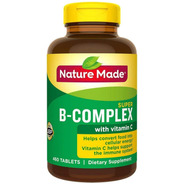 Super B-complex,complejo B,+ Vitamina C, 460 Tabletas