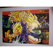 Poster Dragon Ball Z H 27 X 37 Se Envia Con Papel Cascaron