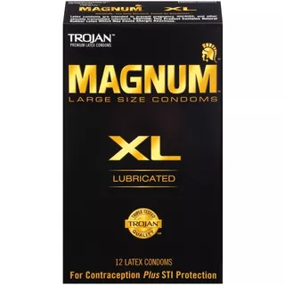 Condones Trojan Magnum Premium Xl Preservativos Extra Largos