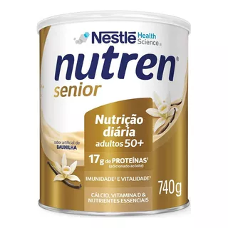 Suplemento Nestlé Nutren Senior Baunilha Em Pote  740g