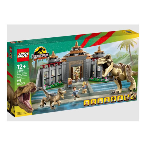 Lego Jurassic World Centro Visitantes T Rex Y Ataque Del Rap Cantidad De Piezas 693