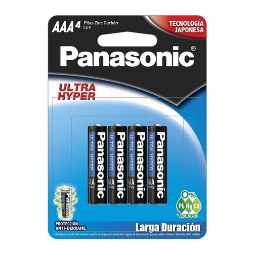 Pila Panasonic Carbon Zinc Azul Aaa Con 48 Unidades 1.5v