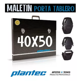 Maletín Valija Plantec 40x50 Porta Tablero Planos Láminas 