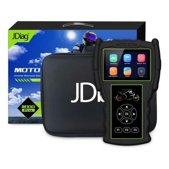 Escaner Multimarcas Moto Jdiag M100 Pro Full +proba Baterías