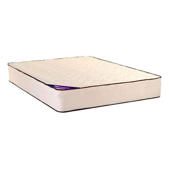 Colchon Espuma Alta Densidad King Size 2,00 X 1,80 Jackard Color Blanco