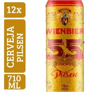 Kit Cerveja Wienbier 55 Pilsen 710ml (12 Un)