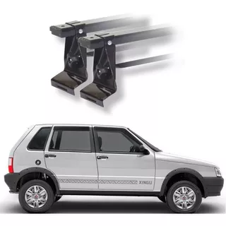 Rack De Teto Bagageiro Travessa Fiat Uno 1984 Até 2013 4 Portas