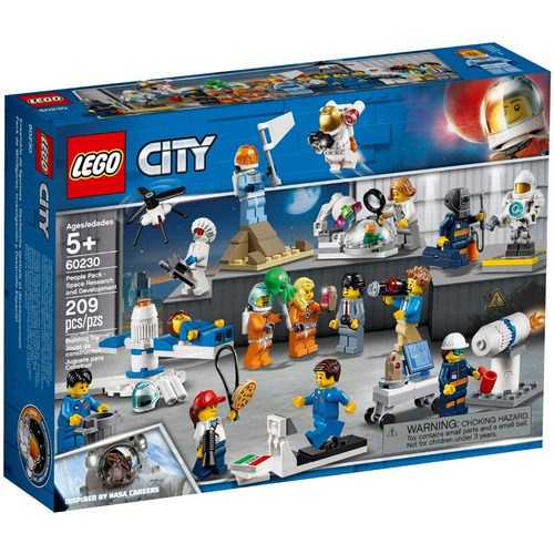 Lego City Minifigura Investigación Desarrollo Espacial 60230