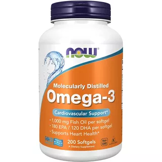 Omega 3 Now 200 Cáps Fish Oil