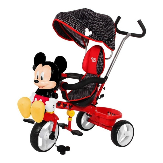 Triciclo Infantil Disney Mickey Mouse 3 En 1,