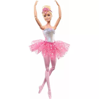 Barbie Muñeca Bailarina Mágica Con Luces Tiara Y Tutú.