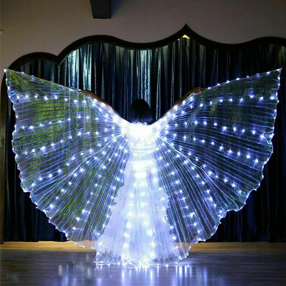 Alas Angel Led For Dance Del Vientre Illuminades De Mariposa