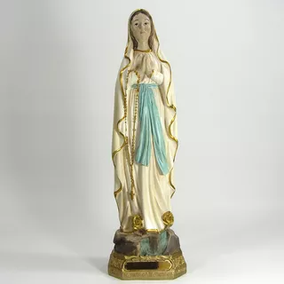 Imagen Religiosa - Virgen De Lourdes 30 Cm Dell Altare Gold