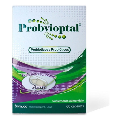 Probvioptal Prebióticos Y Probióticos 60 Cápsulas Sabor N/a