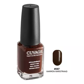 Esmaltes De Uñas Tradicional Sin Tacc Cuvage Pro Keratine C Color #097 Marron Mastrand