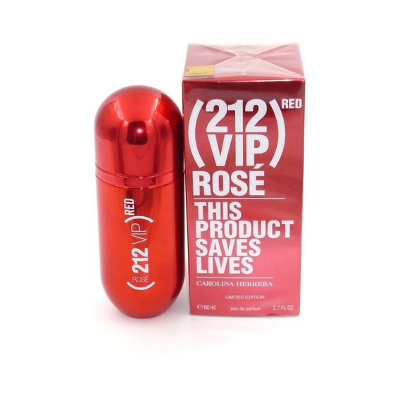 212 Vip Rosé Red Edición Limitada Carolina Herrera Edp 80ml