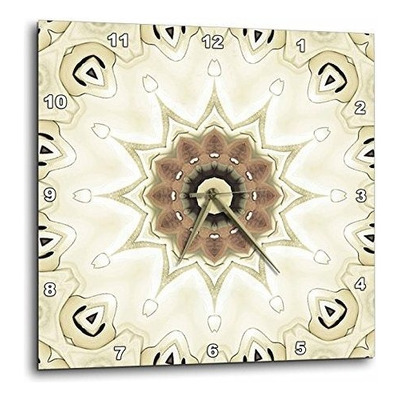 Llc Reloj De Pared Con Diseño De Mandala De Estrella E...