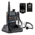 Handy Radio Transmisor Baofeng Bf-uv-5r Vox Dual Band 1800 Bandas De Frecuencia 400-480 Mhz Color Negro