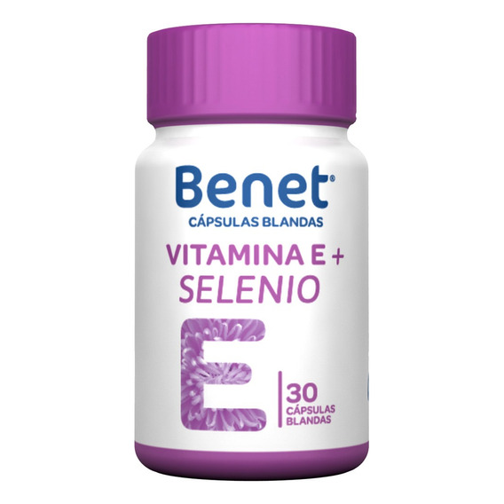 Cápsulas Bénet Vitamina E Y Selenio
