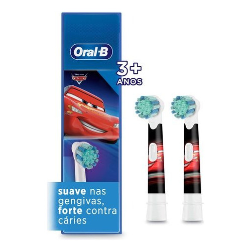 Recambio de cepillo eléctrico Oral-B de Disney Pixar Cars de 2 unidades
