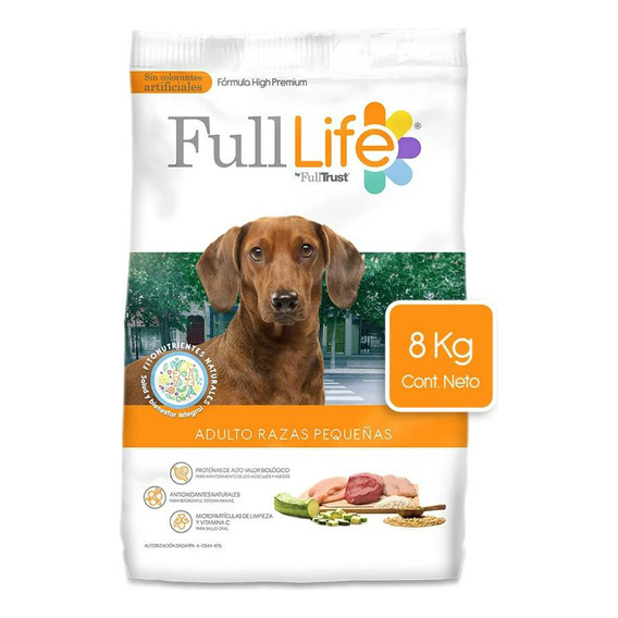 Alimento Para Perro Full Life Adulto Razas Pequeñas 8kg