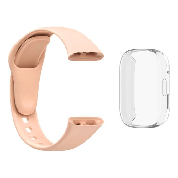 Kit Correa + Funda Para  Xiaomi Redmi Watch 3 En Silicona