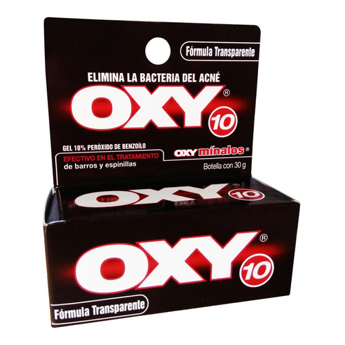 Contra Acné Oxy 10% Transparente X 30 G Peróxido De Benzoilo Tipo de piel Todo tipo de piel