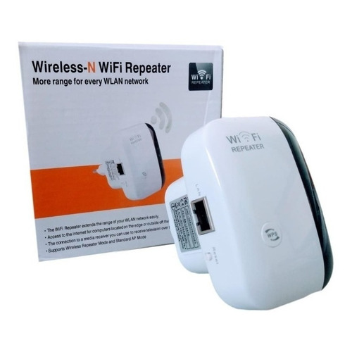 Repetidor/extensor/AP/Wi-Fi inalámbrico Booster Wifi de 300 Mbps, color blanco