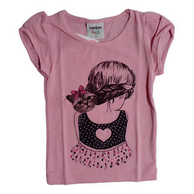 Blusa Bebe Menina Rovitex Kids Tamanho 01